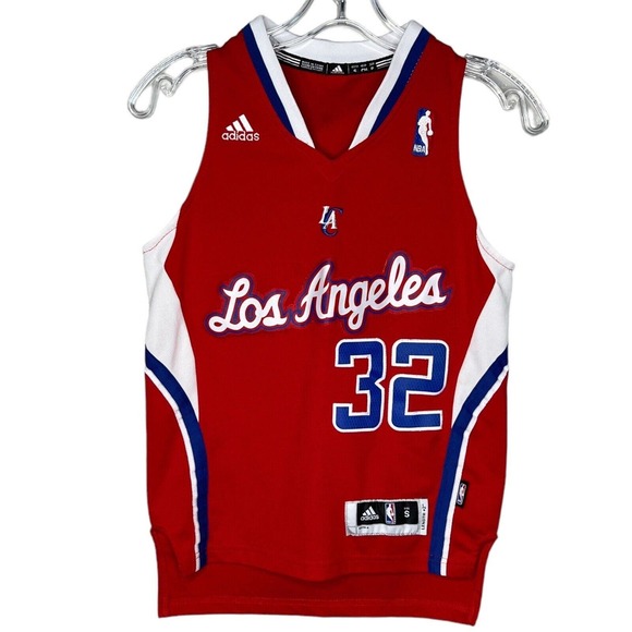 Los Angeles Clippers Jersey Boys Small Red 32 Griffin Adidas Basketball Sports‎ - Picture 1 of 6